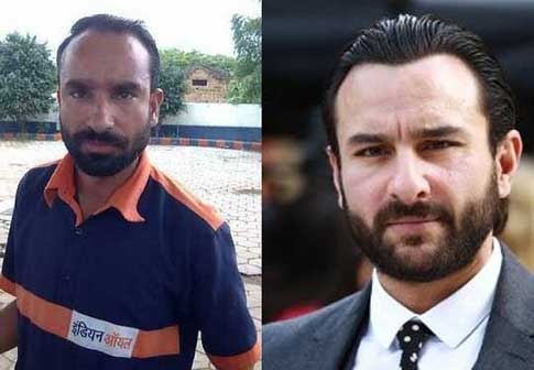 Saif Ali Khan and Gas Station attendant