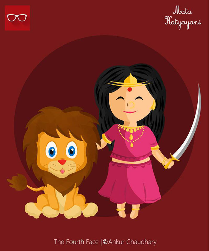 9 Super Cute Avatars Of Goddess Durga That Will Make You Go AAWWW