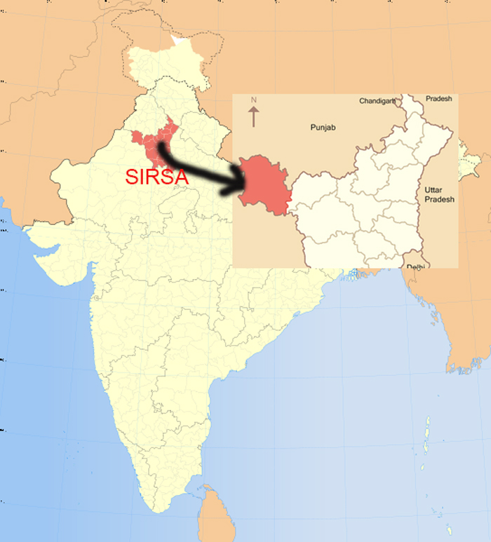 Haryana-map