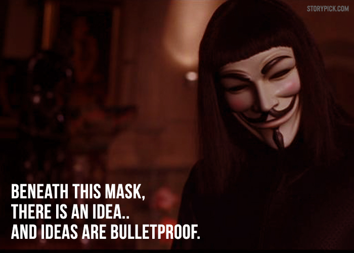 Eleven Quotes From 'V For Vendetta' To Ponder Over