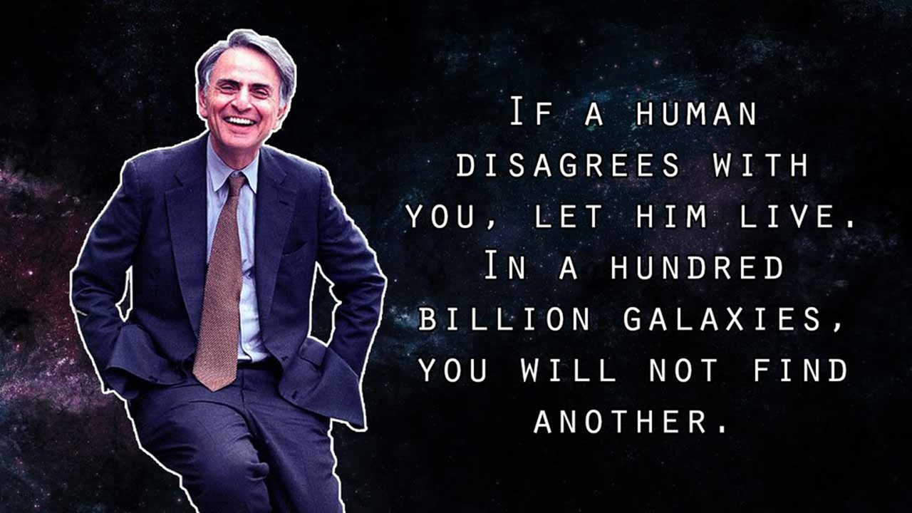 15 Carl Sagan Quotes That Will Make You Realize You're Tiny Specks In