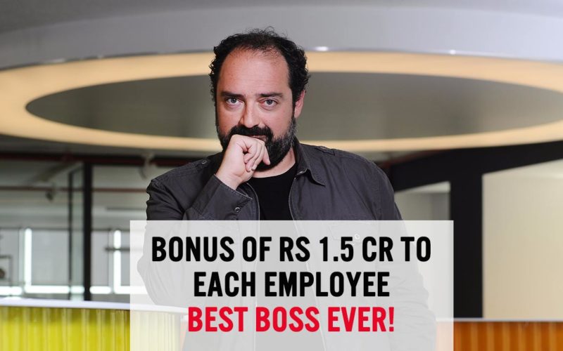 Amazing CEO Rewards Rs 1.5 Crores To Each Employee As