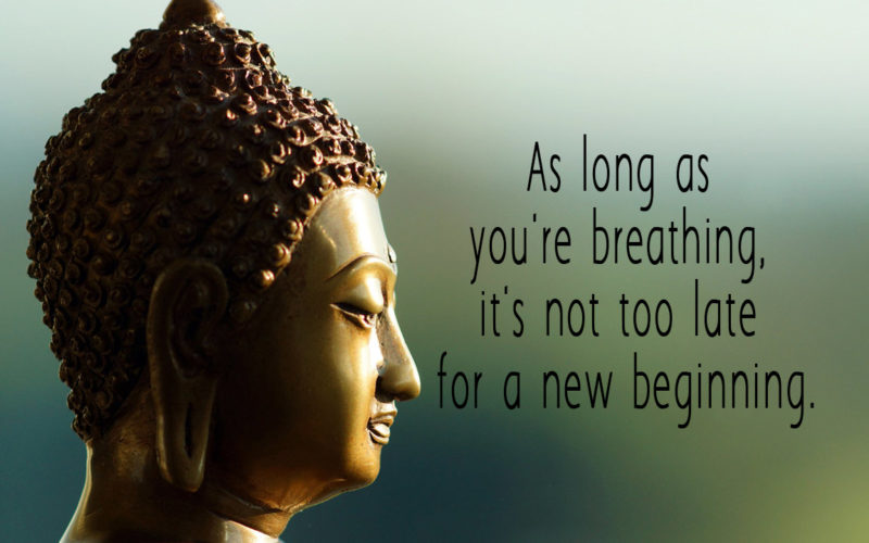 Tiny Buddha على X: Remember, as long as you're still breathing, it's never  too late for a new beginning.  / X