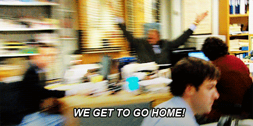 we-get-to-go-home-reaction-gif-office-hands-up-13695950372