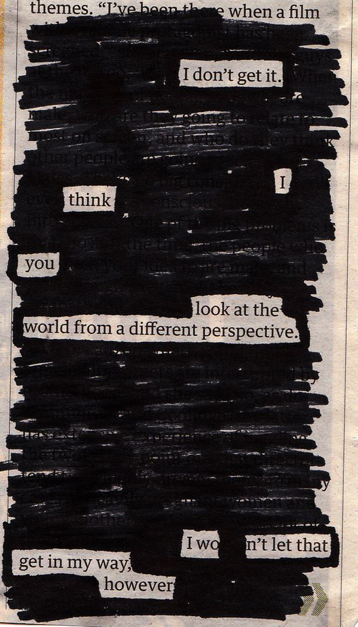 15 Beautiful Blackout Poems That Give A New Meaning To Reading Between