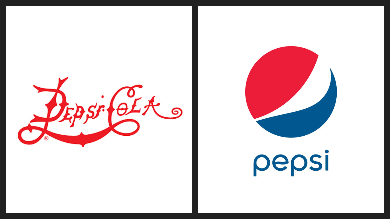 20 Old And New Logos Of Famous Brands Around The World