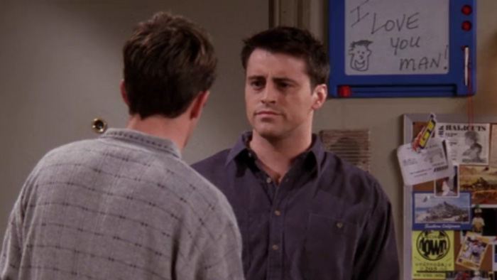 32 Times You Should've Noticed The Board Behind Joey And Chandler's Door