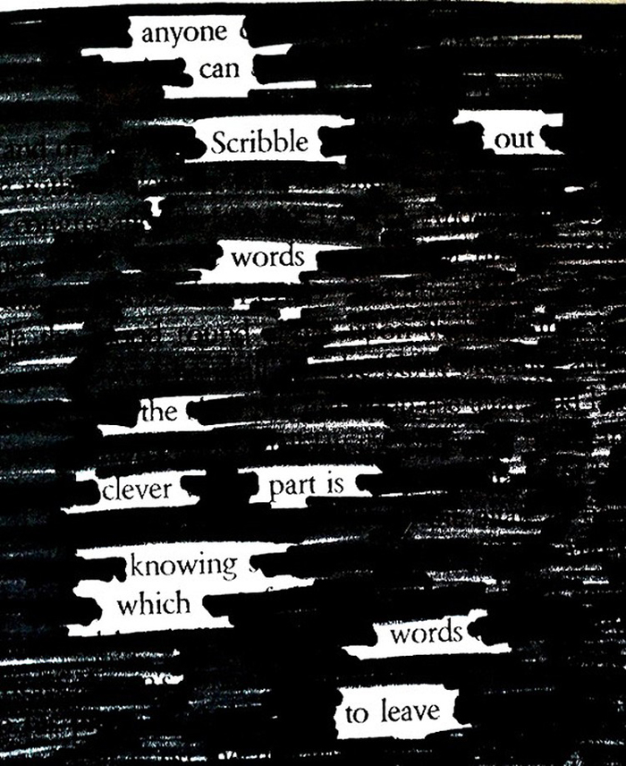 15 Beautiful Blackout Poems That Give A New Meaning To Reading Between