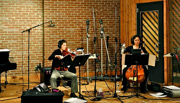 Queen_of_the_Mist_Cast_Album_recording_violin_cello