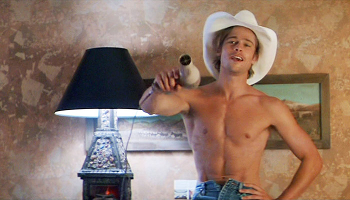 Brad-Pitt-Shirtless-Cowboy-Thelma-Louise-Photo