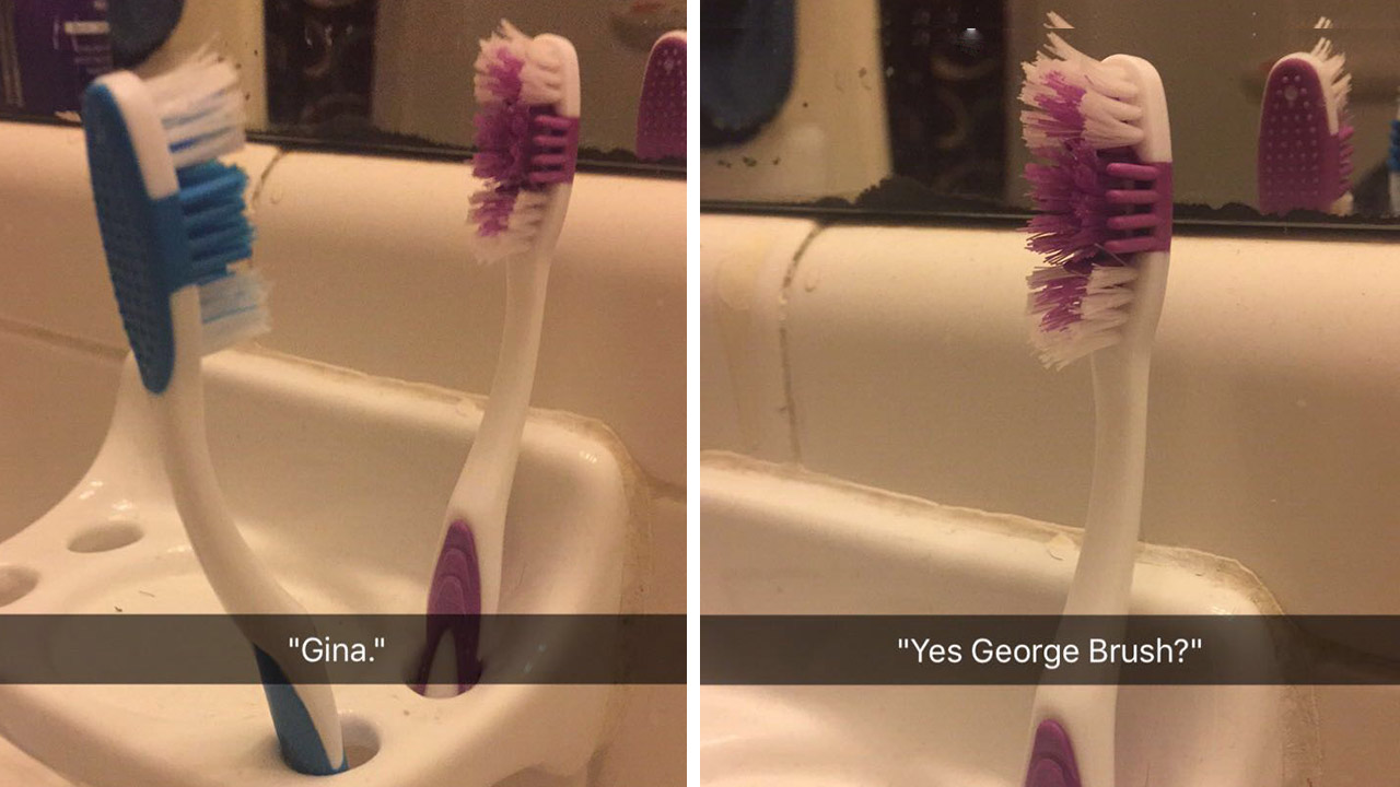 This Viral Love Story Between Two Toothbrushes Will Leave You Grinning From Ear To Ear 
