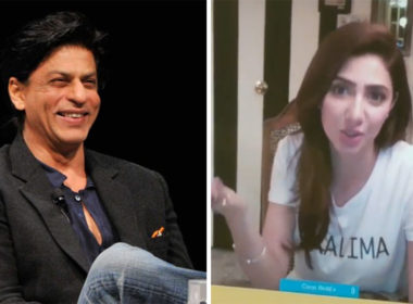 Shah Rukh Khan and Mahira Khan