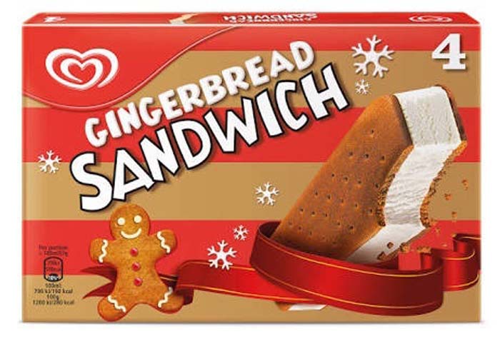 Kwalitys Gingerbread Sandwich Ice cream