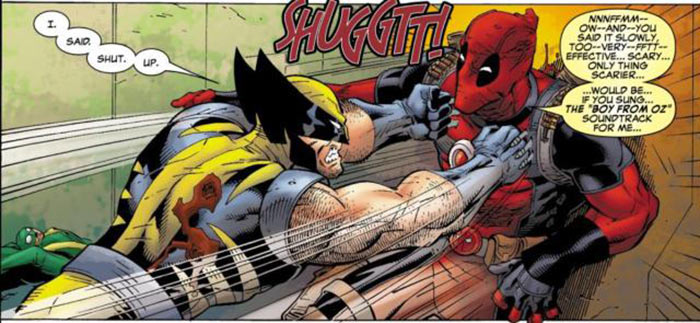 Deadpool trolled Wolverine