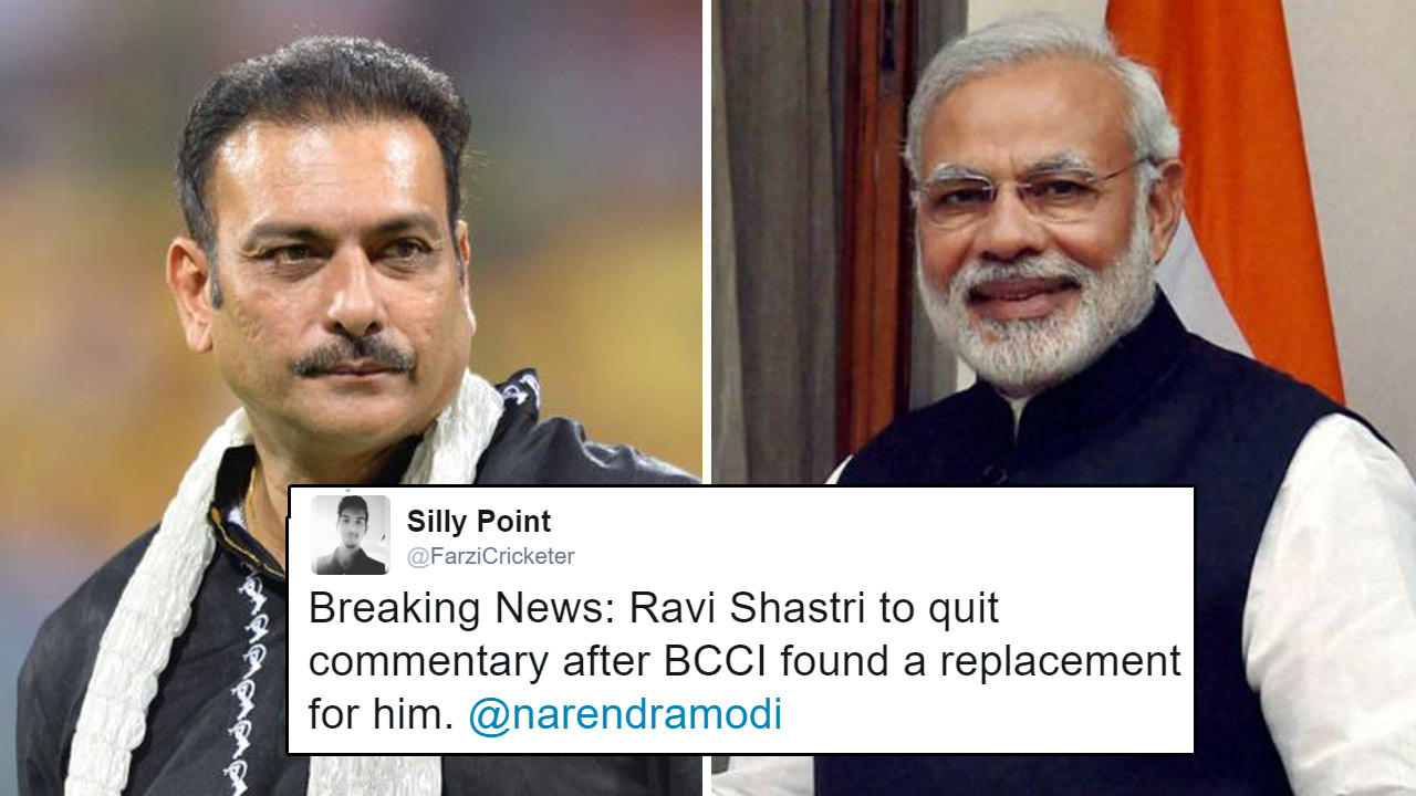 PM Modi Hit Ravi Shastri For A Sixer With A Comeback That Would Make  Cricket Lovers Proud