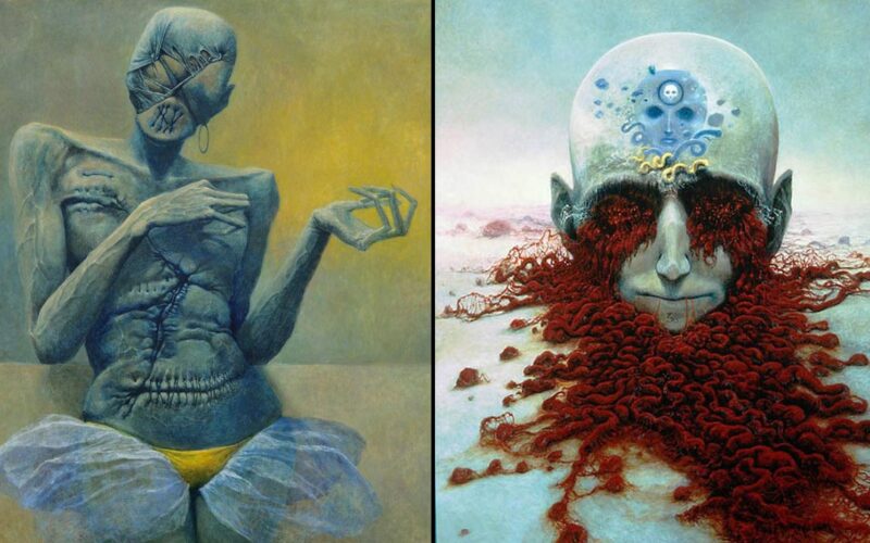 #beksiński #zdzisław beksiński #cytat #po polsku. 