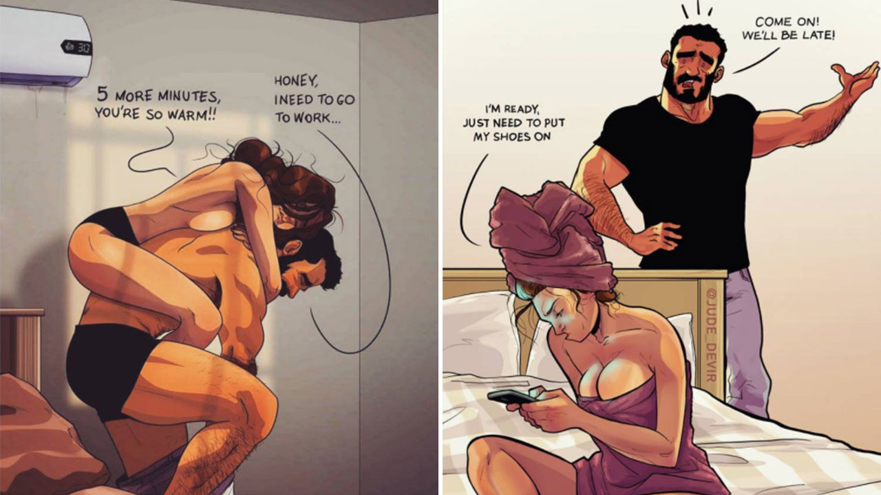 Man Depicts His Life With Wife In These Comics And They're Just The Right  Kind Of Romantic