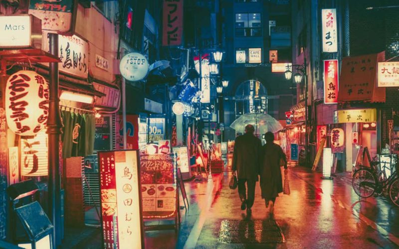Photos Of Tokyo Streets At Night Look Like Magical Stained Glass ...