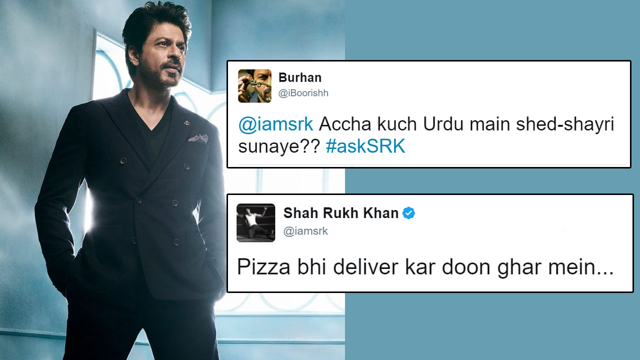 12 Tweets From Shah Rukh's #AskSRK That Are So Good That 'Witty' Should Be His Middle Name!