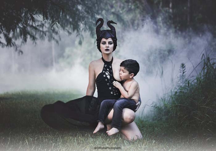Mother Shatters Breastfeeding Taboos With A Bold And Creative Shoot