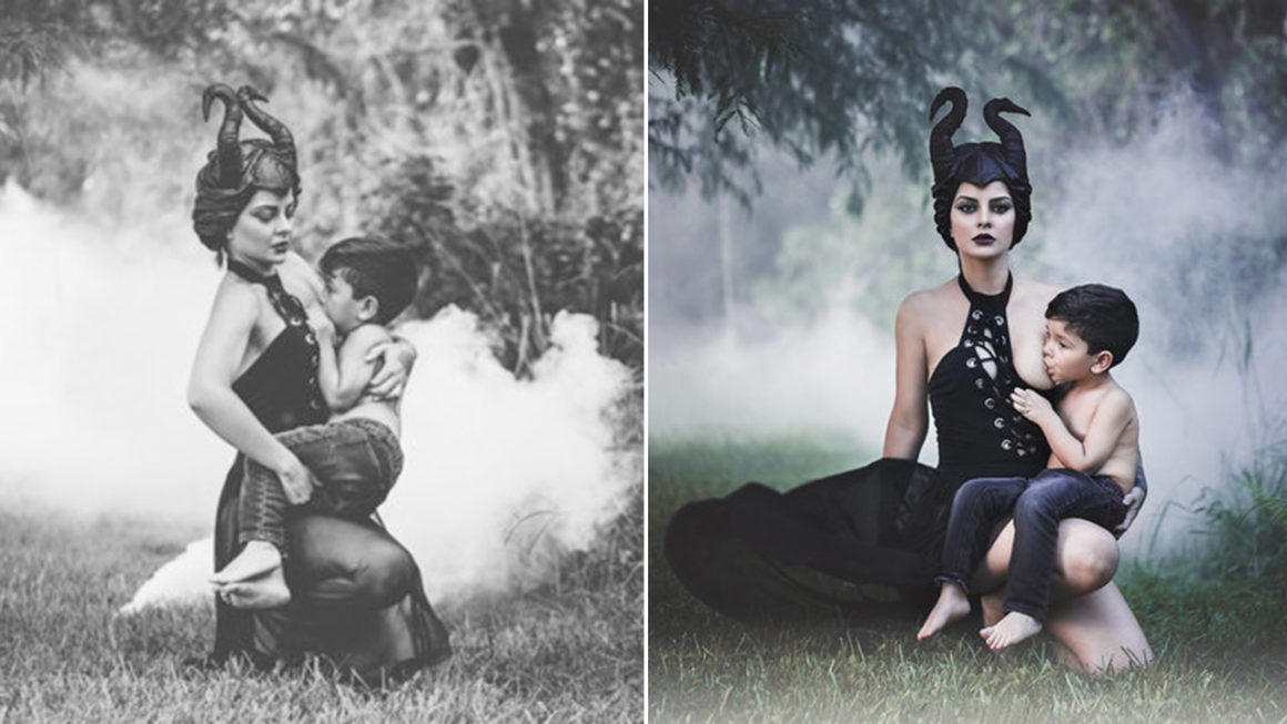 Mother Shatters Breastfeeding Taboos With A Bold And Creative Shoot, And A ...