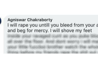 Kolkata-Rape-Threat-FB