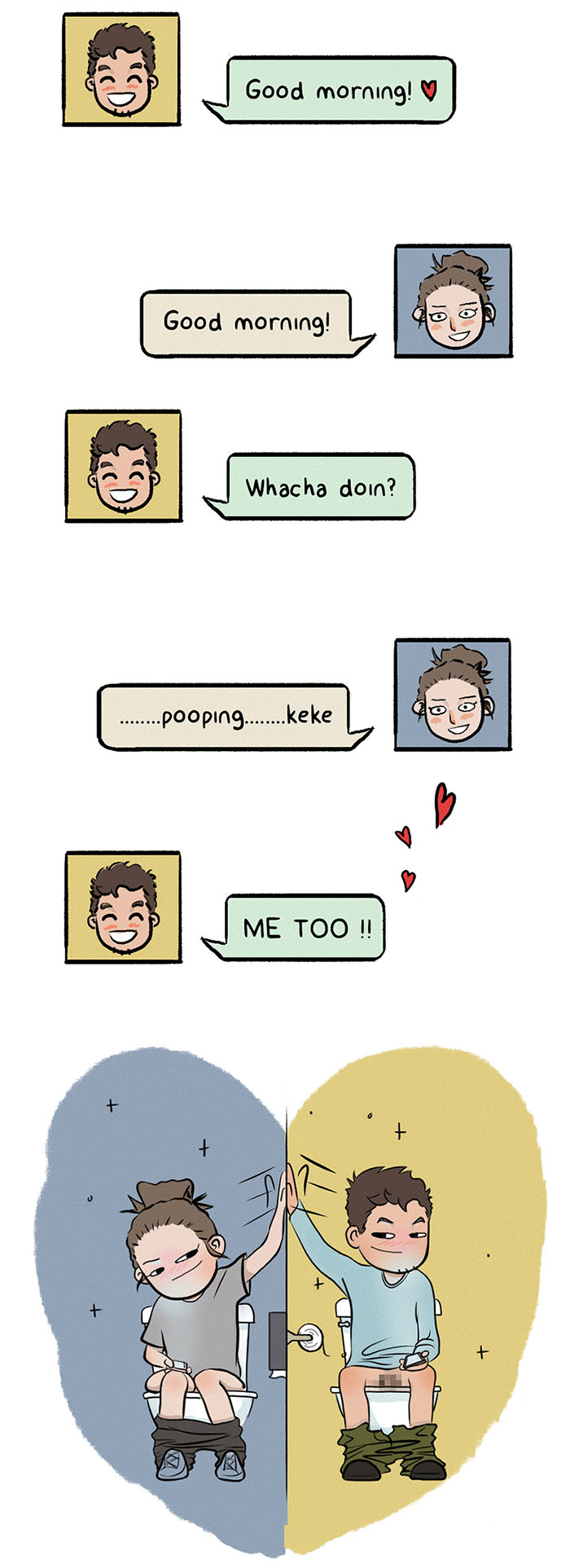 Cute relationship comic