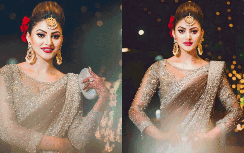 Urvashi Rautela Wore A 40 Kg Sari For Her Cousin S Wedding And The Price Will Drop Your Jaws Next urvashi rautela with her brother yashraj rautela. urvashi rautela wore a 40 kg sari for