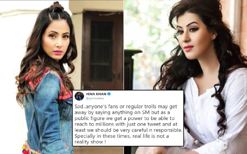 Xxx Anushka Sharma Bf - Shilpa Shinde Defends Herself By Sharing Adult Content On Twitter, Hina  Khan And BF Slam Her