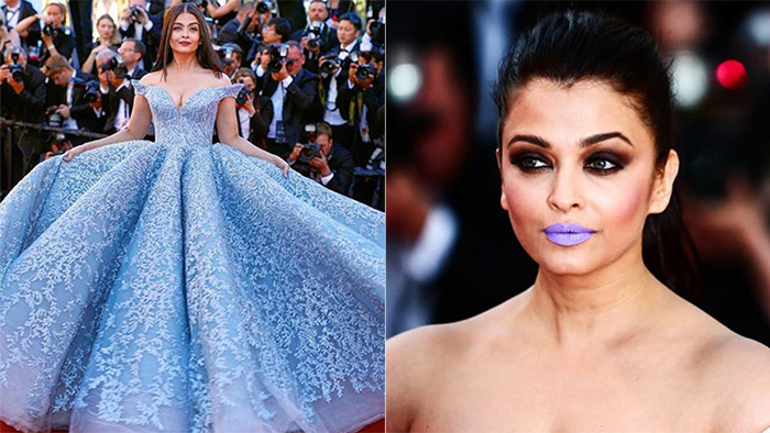 Aishwarya Rai shines in a stunning blue gown at Cannes 2017