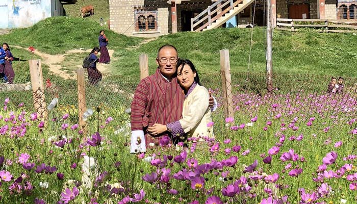 Image result for tshering tobgay with his wife