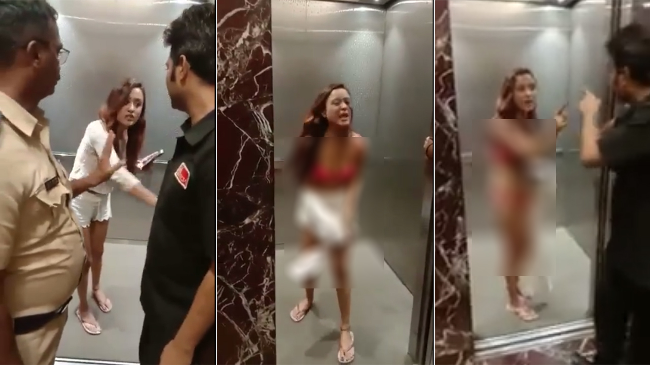 Image result for woman strips in elevator