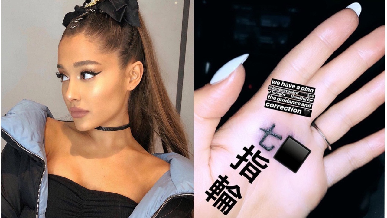 Ariana Grande Tried Fixing Her Bbq Grill Tattoo And Made