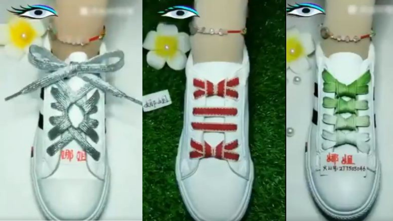 cool ways to tie shoes