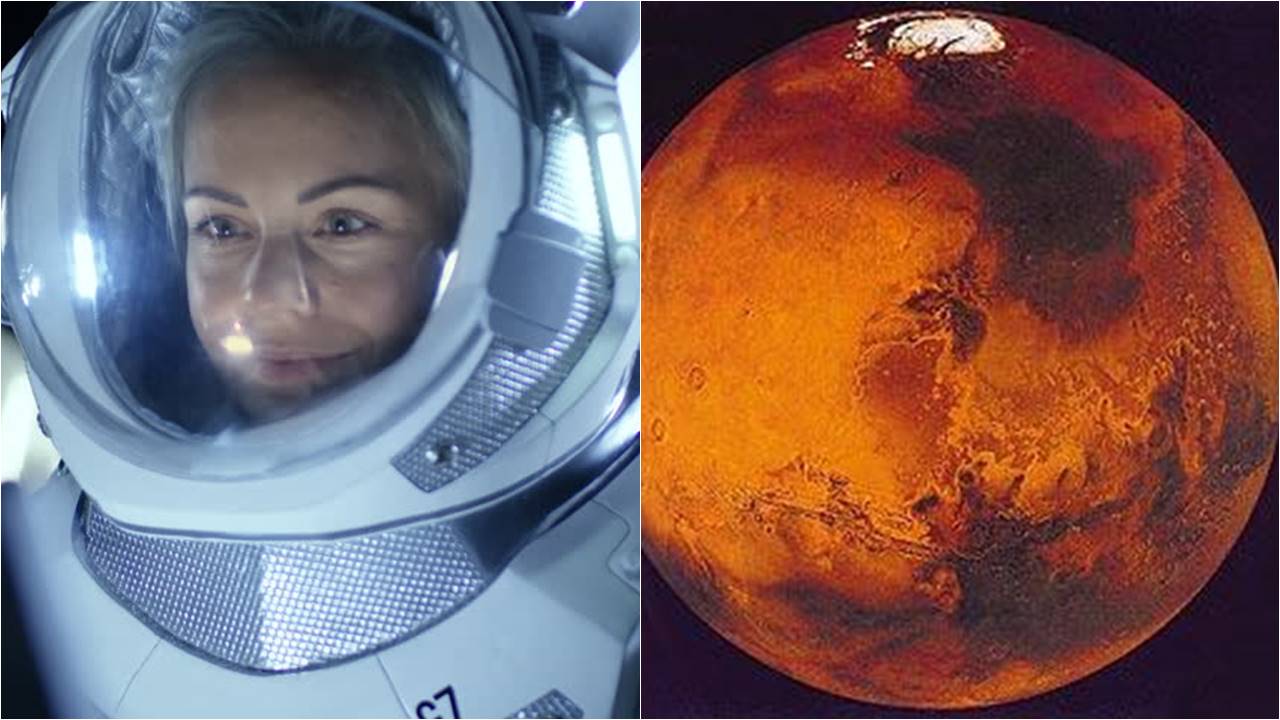 first person to travel to mars