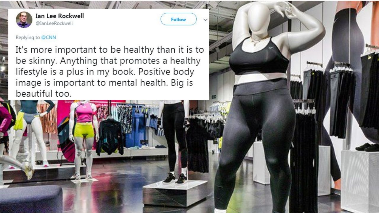 Are Applauding Nike For Installing Plus-Size Mannequins & Promoting Inclusivity