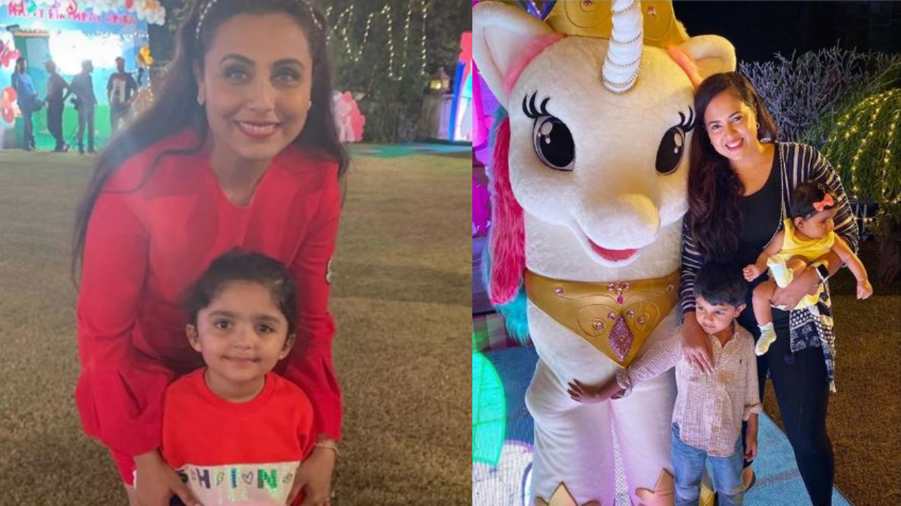 B-Town Kids Painted The Town With 'Unicorn' Colours At Adira's B'day