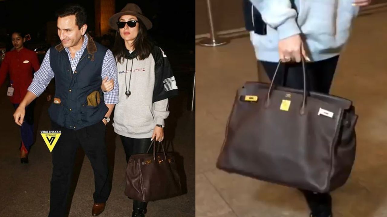Kareena Kapoor Carries An Expensive Herm s Handbag To The Airport