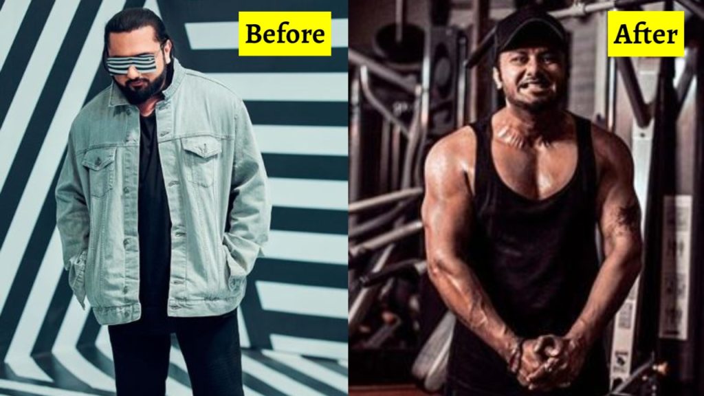 Yo Yo Honey Singh Shared His Body Transformation Pictures 