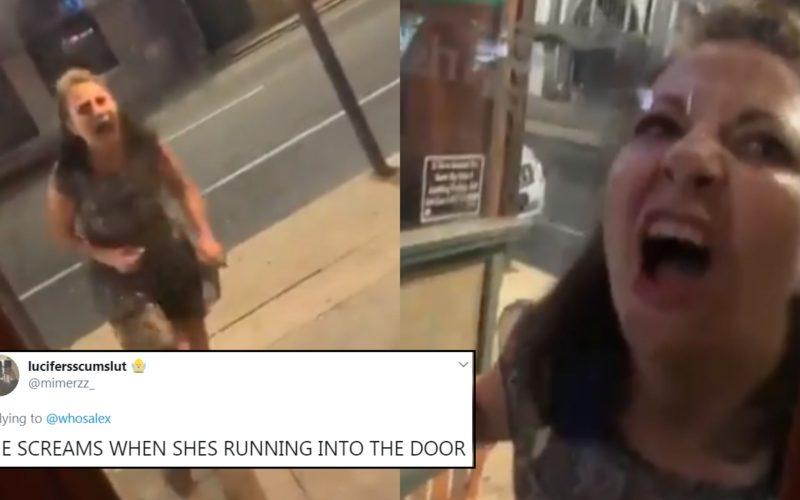 Drunks Woman Denied Entry To Pub Bangs Head On Door