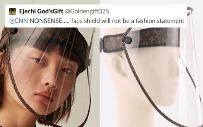Louis Vuitton Unveils 'Luxury' Face Shield Costing ₹70k, Twitter Reacts