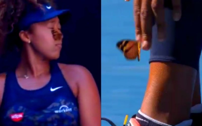 Naomi Osaka 2021 Australian Open Butterfly Video