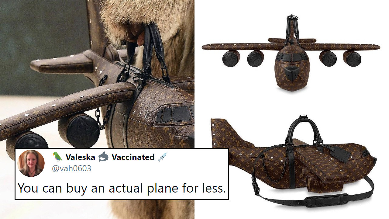 This viral airplane-shaped bag from Louis Vuitton is priced at Rs 28 lakh.  Internet reacts - India Today