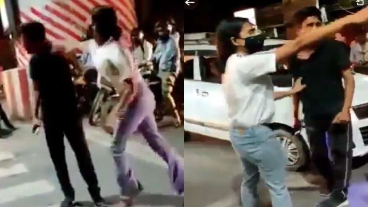 Lucknow Girl Beats Up Cab Driver In The Middle Of The Road