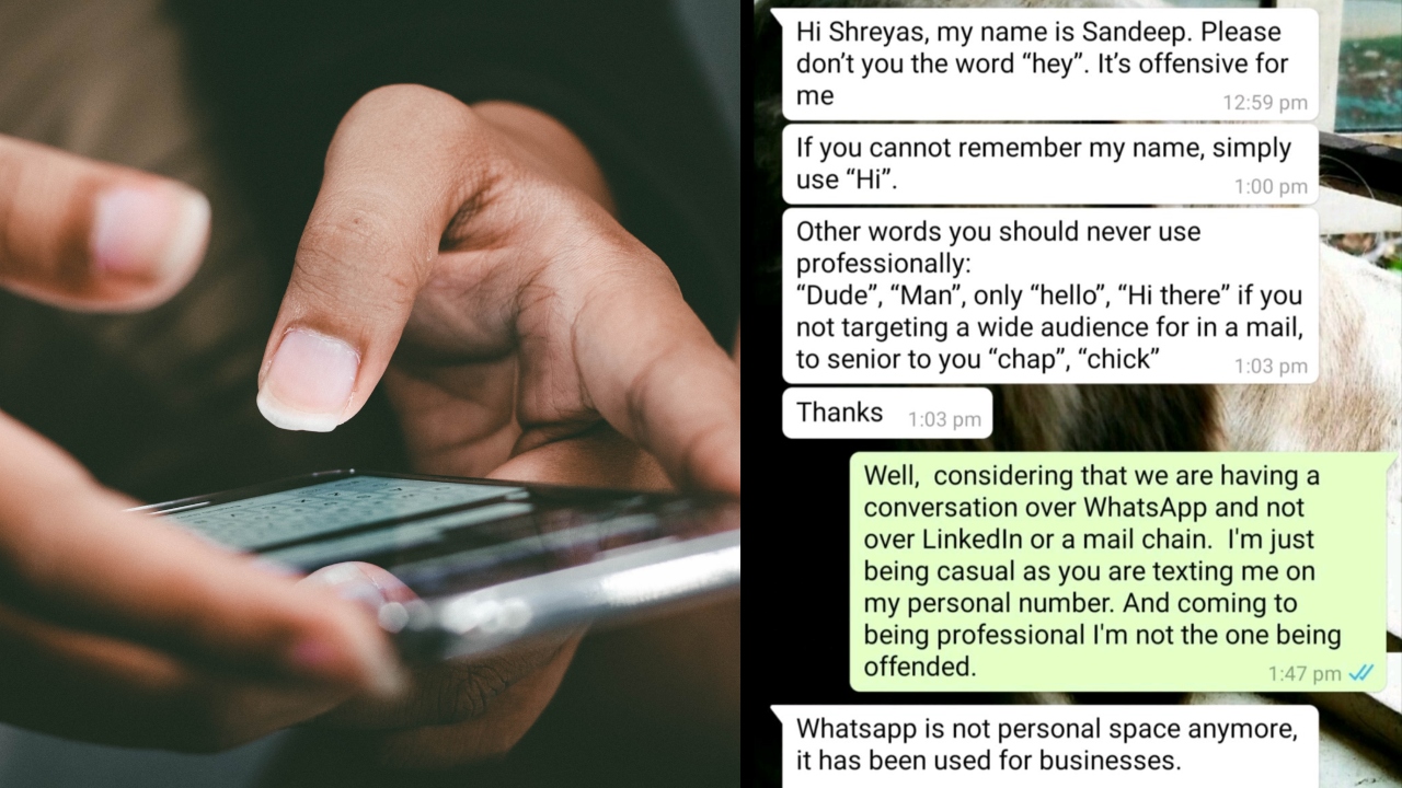 Boss offended as employee greets him with 'unprofessional Hey' on