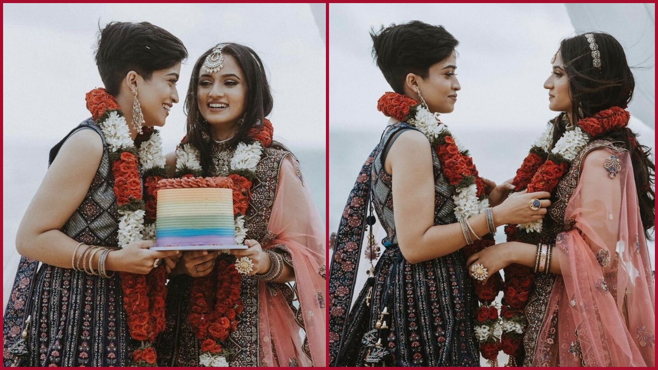 Kerala Lesbian Couple Turns Brides in Wedding Photoshoot