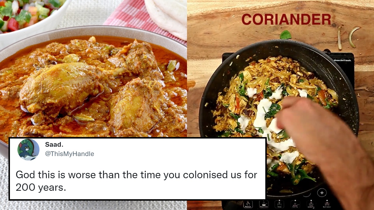 UK Food Channel's Recipe Of Chicken Korma With Spinach & Rice
