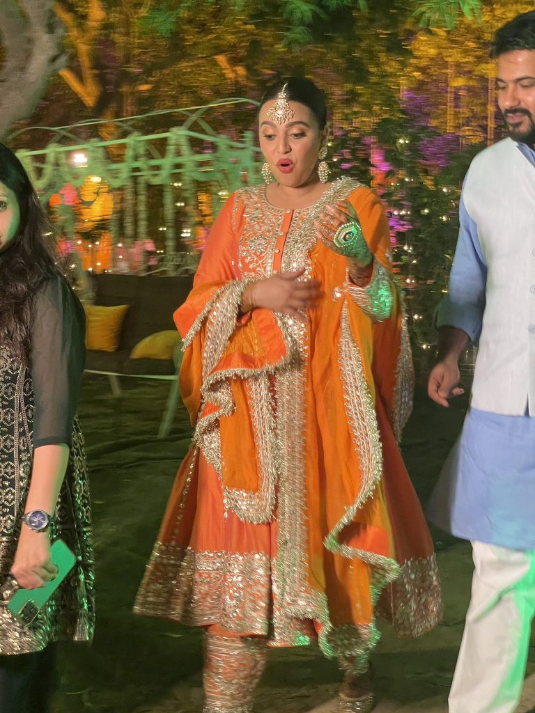 Swara Bhasker Channels A Telugu Bride For Pre-wedding Function