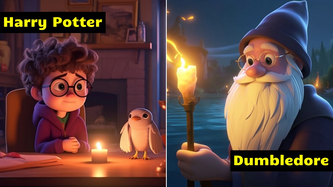 Redditor Uses AI To Get Pixar Version Of Harry Potter Characters