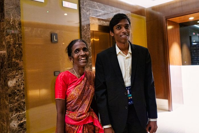Grandmaster Praggnanandhaa helping his sister turn queen of 64